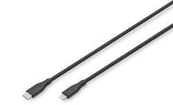 ASSMANN AK-600110-005-S Lightning kábel 0, 5 M Fekete (AK-600110-005-S)