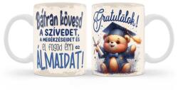 Nevesajándék Bögre - Bátran kövesd a szívedet - Ballagási Ajándék (B1085)