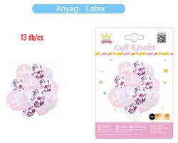 Ante Europe kft Lufi szett Unicornis mintával, rózsaszín, 13db 30cm (5999048889980)