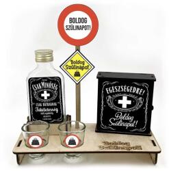 Neves Ajándék Elsősegély Dobozos Pálinkás Szett Boldog Születésnapot (VDP001)