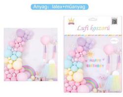 Ante Europe kft Lufi koszorú szett, pasztell színek, 104db lufi (5999048906113)