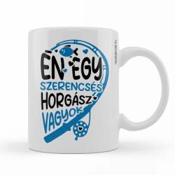 Nevesajándék Bögre 3dl- Én egy szerencsés horgász vagyok (BX087)