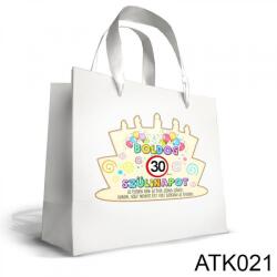 Nevesajándék Kicsi Dísztasak 18x21cm Boldog 30 Szülinapot (ATK021)