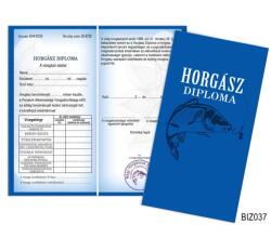 0|Neves Ajándék Bizonyítvány - Horgász Diploma - Horgász ajándék (BIZ037)