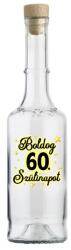 Neves Ajándék Pálinkás Üveg - Boldog 60. Szülinapot (PU007)