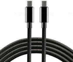 everActive USB-C / USB-C töltőkábel Everactive CBB-1PD3, PD töltés (USB-C bemenetű laptop töltésre is alkalmas), 3A, max. 60W, 480Mbps, 1m, fekete (-1PD3)