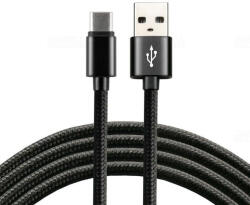 everActive USB-A/USB-C töltőkábel Everactive CBB-1CB, 3A, 480Mbps, 1m, fekete (-1CB)