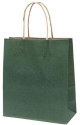 Creative Classic Simple M 22x25x10 cm kraft egyszínű sötétzöld sodort füles 71311