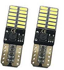 Autolife 12/24V Canbus T10-4014-24SMD Fehér izzó - pár (T10-24SMD_alf)