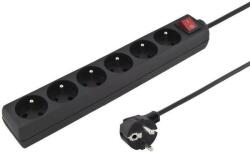 PremiumCord 6 Plug 3 m Switch (PPA6K-03BK)