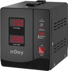 nJoy Alvis 2000 feszültség stabilizátor, 2000VA/1200W, LCD kijelző (AVRL-20002AL-CS01B)