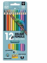 Ars Una Ars Una: Háromszögletű, színes ceruza hegyezővel - 12 darabos (5993120022661) - jateknet