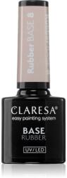 Claresa UV/LED Base Rubber bázis lakk zselés műkörömhöz árnyalat 8 5 g