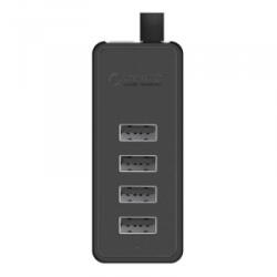 ORICO W5P-100 4xUSB 2.0 Hub fekete (W5P-U2-100-BK-EP-IP)