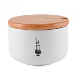 Bialetti porcelán cukortartó bambusz tetővel (Y0TZ102) (Y0TZ102)