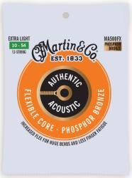 Martin Authentic Acoustic Flexible Core 92/8 Phosphor Bronze Custom Light 12-String