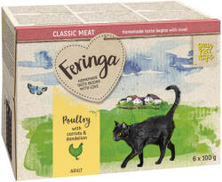 Feringa 6x100g Feringa tálcás nedves macskatáp-Szárnyas - zooplus - 2 090 Ft
