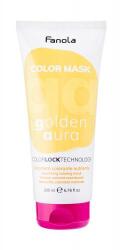 Fanola Color Mask tápláló és színező hajpakolás 200 ml árnyék Golden Aura nőknek