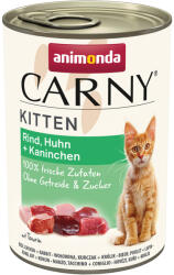 Animonda 12x400g animonda Carny Kitten marha, csirke & nyúl nedves macskatáp
