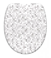 SCHÜTTE WC ülőke MOSAIK GRAU| Duroplast, Soft Close