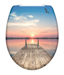 SCHÜTTE WC ülőke SUNSET SKY | Duroplast, Soft Close (4008431823782)