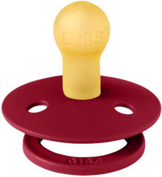 BIBS játszócumi - Colour natúr kaucsuk 0-6 hó rubint 1 db tasakban - babycenter-online