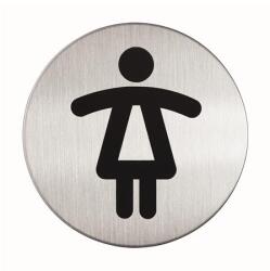 DURABLE Információs piktogram, öntapadó, DURABLE Női WC (DB490423) - iroda24