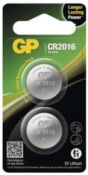 GP Batteries CR2016 lítium gombelem, buborékcsomagolásban