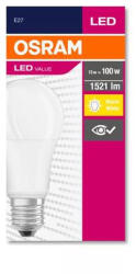 OSRAM LED izzó, E27, gömb, A60, 13W, 1521lm, 2700K (MF), OSRAM Value (OLEDE2708) (OLEDE2708)