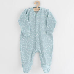 NEW BABY Baba kezeslábas New Baby Classic II dinó menta - pindurka