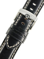 Morellato Curea neagră din piele Morellato Giorgione 4272B12.019 M 18 mm