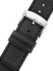 Morellato Curea din piele Morellato Coubert 6021C38.090 M, negru 20 mm