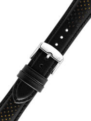 Morellato Curea din piele galbenă și neagră Morellato Lipari 5966237.897 M 22 mm
