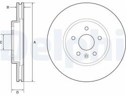 DELPHI Disc frana DELPHI BG4783C (BG4783C)