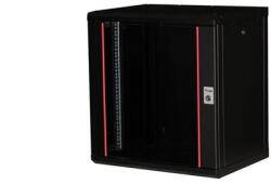 Equip Fali Rackszekrény - EPM-12-6045-B-CBAA (19", 12U, 600x450mm, előre szerelt, fekete) (EPM-12-6045-B-CBAA) - bevachip