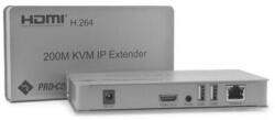 Proconnect Extender HDMI Over IP, KVM, USB, IR, 1080p, 200m-ig (PC-EX200MA-KVM)