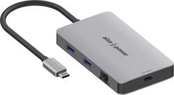 AlzaPower Metal USB-C Dock Station 7in1 Dual Screen - asztroszürke (APW-HCA72SY)