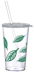 TITIZ IRIS LIMESHAKE BUBBLE pohár tetővel, szívószállal 700ml AP-9449 (AP-9449) - officedepot
