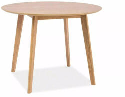 SIGNAL MEBLE Mosso II Kerek Tölgyfa Étkezőasztal (SIG-MOSSOIID90)