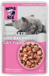 Carpathian Nedves Macskaeledel, Miss Kis, Csirkével, Junior, 80 gr