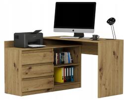  Modern sarok íróasztal és komód szett N15 - artisan - pepita