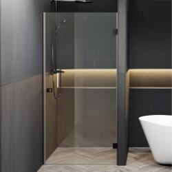 RIHO SCANDIC NXT 101 jobbos zuhanyajtó 90 cm, matt fekete G001006121 (G001006121)