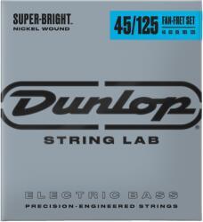 Dunlop DBSBNFF45125 Bass Super Bright Nickel Fan-Fret Set Set de 5 corzi pentru bas (DBSBNFF45125)