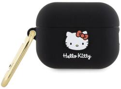 Hello Kitty szilikon 3D Kitty fejtok AirPods Pro 2-höz (2022/2023) - fekete