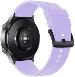Szilikon szíj Huawei Watch GT 2/3/4/2 Pro/3 Pro/4 Pro/GT 2e 46mm-hez - Lila
