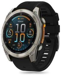 Tech-Protect szilikon vonalpánt Garmin Fenix 5X / 5X Plus / 6X / 6X Pro / 7X / 8 (51 mm) készülékhez - fekete