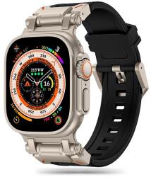Tech-Protect Delta Pro szíj Apple Watch 4 / 5 / 6 / 7 / 8 / 9 / SE / Ultra 1 / 2 (42/44/45/49 mm) - fekete-titán