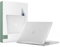 Tech-Protect SmartShell tok MacBook Air 13" M2 / M3 / 2022-2024-hez - Clear-Glitter