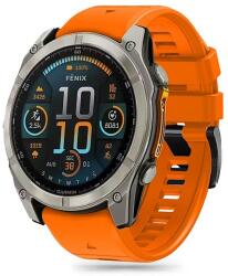 Tech-Protect szilikon vonalpánt Garmin Fenix 5X / 5X Plus / 6X / 6X Pro / 7X / 8 (51 mm) készülékhez - narancs