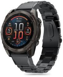 Tech-Protect rozsdamentes szíj Garmin Fenix 5/6/6 Pro/7/8 (47MM) - fekete